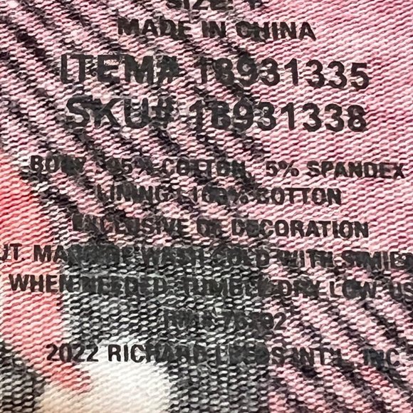 NWT TORRID Hipster Pantie Sz 2X Disney Nightmare Christmas Black Red - Picture 3 of 4